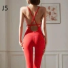 Bộ Đồ Jumpsuit Gym Nữ Dài Đan Dây Chéo Lưng Thun Co Giãn 4 Chiều Thấm Hút Mồ Hôi - An Nhiên Shop 545k 9