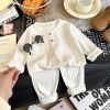 Bộ Đồ Lót Giữ Nhiệt Trẻ Em 2 Bộ Homewear Thu Đông Ấm Áp Dễ Thương Giá Ưu Đãi 3
