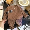 Bộ Đồ Lót Giữ Nhiệt Trẻ Em 2 Bộ Homewear Thu Đông Ấm Áp Dễ Thương Giá Ưu Đãi 4