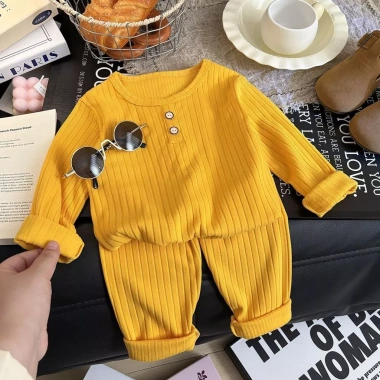 Bộ Đồ Lót Giữ Nhiệt Trẻ Em 2 Bộ Homewear Thu Đông Ấm Áp Dễ Thương Giá Ưu Đãi 7
