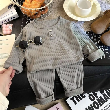 Bộ Đồ Lót Giữ Nhiệt Trẻ Em 2 Bộ Homewear Thu Đông Ấm Áp Dễ Thương Giá Ưu Đãi 10