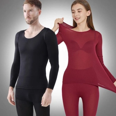Bộ đồ lót NAMSHEVA giữ nhiệt dài Johns, co giãn mềm mại cho mùa đông - 101.196₫ 6