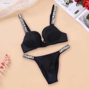 Bộ đồ lót nữ kim cương giả 2 chiếc – hỗ trợ tốt, dây đeo điều chỉnh, thoải mái, giá 412,338 VND 8