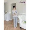 Bộ đồ mặc nhà Karoll áo cotton và quần thô dài trẻ trung Giá chỉ 315.250₫ 2