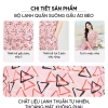 Bộ đồ mặc nhà nữ CARDINA chất lanh, cổ tim, tay ngắn, quần suông gấu áo bèo - 295.000₫ 2