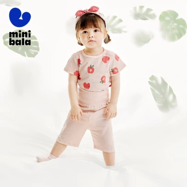 Bộ đồ minibala cotton co giãn thoáng khí cho bé trai và bé gái thoải mái, giá tốt 8