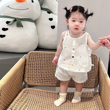 Bộ đồ mỏng dễ thương mùa hè cho bé gái Giá chỉ 211.202₫ giảm tới 19% 9