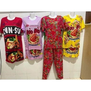Bộ đồ nam nữ hảo hảo vàng ngộ nghĩnh – Đồ bộ hội nhóm vui hài hước cả gia đình 3