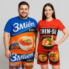 Bộ đồ nam nữ hảo hảo vàng ngộ nghĩnh – Đồ bộ hội nhóm vui hài hước cả gia đình 7