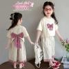 Bộ đồ ngắn tay bé gái mùa hè phong cách mới, giảm giá tới 209.125 VND 7