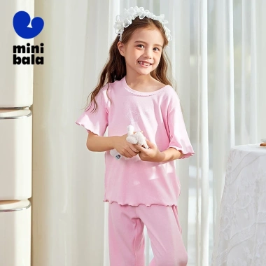 Bộ đồ ngủ bé gái minibala mùa hè thoáng khí, mềm mại ngọt ngào - Homewear 567.000₫ 3