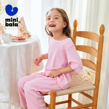 Bộ đồ ngủ bé gái minibala mùa hè thoáng khí, mềm mại ngọt ngào - Homewear 567.000₫ 6