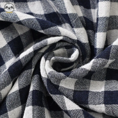 Bộ Đồ Ngủ Cặp Đôi Pijama Hai Lớp Cotton Quần Short Áo Tay Ngắn Phong Cách Muji Nhật Bản 4