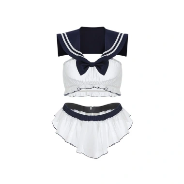 Bộ Đồ Ngủ Cosplay Nữ Sinh Sexy Nóng Bỏng - Váy Ngủ Đồng Phục Gợi Cảm Giảm 19 8