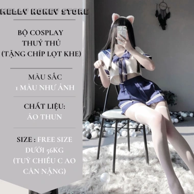 Bộ Đồ Ngủ Cosplay Thủy Thủ Siêu Xinh, Gợi Cảm - Giá Gốc 147,560đ, Giảm còn 119,000đ