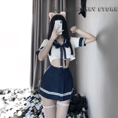 Bộ Đồ Ngủ Cosplay Thủy Thủ Siêu Xinh, Gợi Cảm - Giá Gốc 147,560đ, Giảm còn 119,000đ 9 Bộ Đồ Ngủ Cosplay Thủy Thủ Siêu Xinh, Gợi Cảm - Giá Gốc 147,560đ, Giảm còn 119,000đ 9