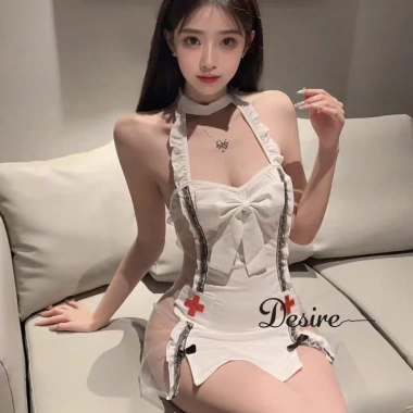 Bộ đồ ngủ Cosplay y tá chất mềm mịn, sexy gợi cảm - DESIRE VN-2.501 chỉ 169k