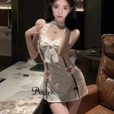 Bộ đồ ngủ Cosplay y tá chất mềm mịn, sexy gợi cảm - DESIRE VN-2.501 chỉ 169k