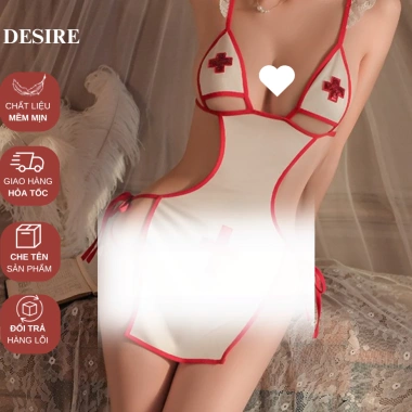 Bộ Đồ Ngủ Cosplay Y Tá Đầy Đủ Phụ Kiện Sexy Gợi Cảm DESIRE VN-8.839 - Giá 175k