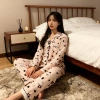 Bộ Đồ Ngủ Cotton Hello Kitty Họa Tiết Da Báo Thiết Kế Mỏng Thích Hợp Thu Đông Giá Ưu Đãi 148.658 VND 2