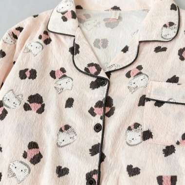 Bộ Đồ Ngủ Cotton Hello Kitty Họa Tiết Da Báo Thiết Kế Mỏng Thích Hợp Thu Đông Giá Ưu Đãi 148.658 VND 8 Bộ Đồ Ngủ Cotton Hello Kitty Họa Tiết Da Báo Thiết Kế Mỏng Thích Hợp Thu Đông Giá Ưu Đãi 148.658 VND 8