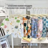 Bộ Đồ Ngủ Cotton Lụa Trẻ Em Mùa Hè Bé Gái 3/4 Tay Mỏng Homewear Thoáng Khí 9