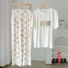 Bộ đồ ngủ Cotton Modal nữ Quần ngắn tay mỏng thoáng mát giá ưu đãi 410.400đ 2