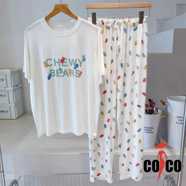 Bộ đồ ngủ Cotton Modal nữ Quần ngắn tay mỏng thoáng mát giá ưu đãi 410.400đ 8 Bộ đồ ngủ Cotton Modal nữ Quần ngắn tay mỏng thoáng mát giá ưu đãi 410.400đ 8
