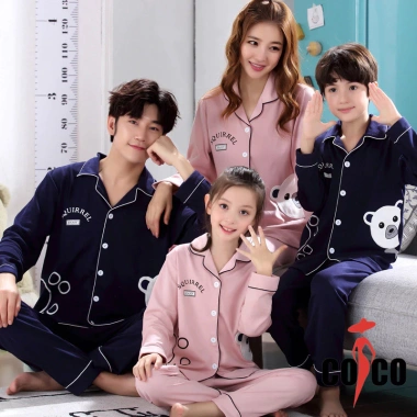 Bộ đồ ngủ cotton nguyên chất cho gia đình - Phong cách mới, thoải mái, giá ưu đãi 351k 3