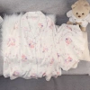 Bộ đồ ngủ cotton nguyên chất họa tiết trái tim caro - Thiết kế mỏng dài tay, thoáng mát cho mùa đông - Giá ưu đãi 148.658₫ 9