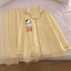 Bộ Đồ Ngủ Dài Tay Nữ Ô Vàng Hello Kitty - Cotton Mây Nhẹ, Bánh Bèo, Giá 155k 8