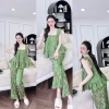 Bộ đồ ngủ gấm in hoa cánh thiên 40-65kg - Siêu mềm, giảm giá 175k