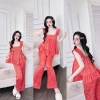 Bộ đồ ngủ gấm in hoa cánh thiên 40-65kg - Siêu mềm, giảm giá 175k 4