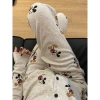 Bộ đồ ngủ gia đình Mickey hoa hồng xuân thu nữ 2.025 – phong cách mới dài tay, giá 173.000 VND 6