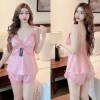 Bộ đồ ngủ hai dây sexy CARY BIGSIZE - Vải lụa mút ngực, quần đùi gợi cảm, 49.000đ 10