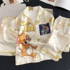 Bộ Đồ Ngủ Ice Silk Trẻ Em Bé Trai 3 Mùa Hè Hoạt Hình - Mỏng, Thoáng, Điều Hòa, Giá 375k