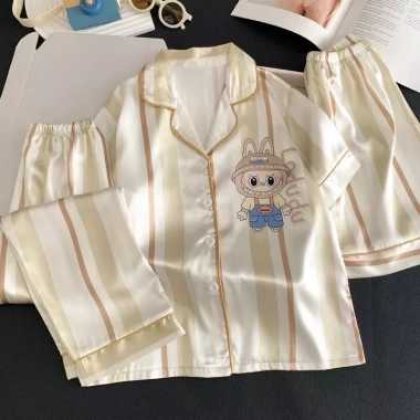 Bộ Đồ Ngủ Ice Silk Trẻ Em Bé Trai 3 Mùa Hè Hoạt Hình - Mỏng, Thoáng, Điều Hòa, Giá 375k 2