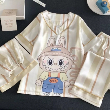 Bộ Đồ Ngủ Ice Silk Trẻ Em Bé Trai 3 Mùa Hè Hoạt Hình - Mỏng, Thoáng, Điều Hòa, Giá 375k 9
