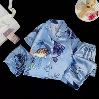 Bộ Đồ Ngủ Ice Silk Trẻ Em Bé Trai 3 Mùa Hè Hoạt Hình - Mỏng, Thoáng, Điều Hòa, Giá 375k 10