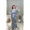 Bộ đồ ngủ JUSOKA pijama nữ dài tay LT25 Lụa Latin 3D Cao cấp thoải mái sang trọng giá chỉ 199.500 VND 10