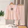 Bộ đồ ngủ Kawaii cổ vuông dài tay bé 12‑13 tuổi, giảm số lượng lớn, Poly‑cotton 173k 3