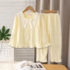 Bộ đồ ngủ Kawaii cổ vuông dài tay bé 12‑13 tuổi, giảm số lượng lớn, Poly‑cotton 173k 9