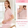 Bộ Đồ Ngủ Lụa Trơn Loire FDMN250.318 - Áo cộc và Quần dài Mềm Mại, Thoải Mái, Giá 334.165 VND