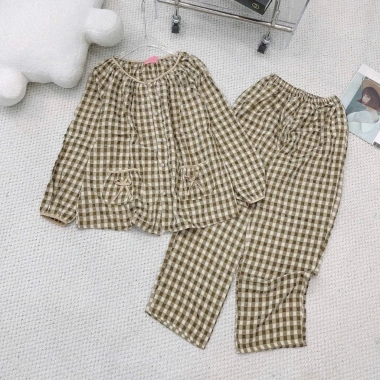 Bộ Đồ Ngủ Mặc Nhà Dài Tay Cổ Tròn Trẻ Trung Hot Hit 2.023 Giá Sốc 139k