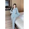 Bộ Đồ Ngủ Mặc Nhà Dài Tay Cổ Tròn Trẻ Trung Hot Hit 2.023 Giá Sốc 139k 7