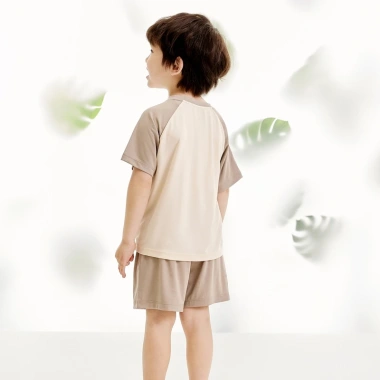 Bộ đồ ngủ Minibala Plant Tencel mùa hè – phong cách mới cho bé trai và bé gái, giảm còn 409k