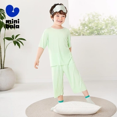 Bộ đồ ngủ minibala trẻ em Tencel thoáng khí Unisex – Giá ưu đãi 474.120₫ 3