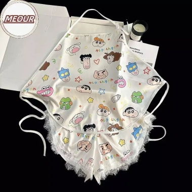 Bộ Đồ Ngủ Mùa Hè - Băng Lụa Hoạt Hình, Dây Ren Eo, Quần Short Thoáng Mát 162.300₫ 8 Bộ Đồ Ngủ Mùa Hè - Băng Lụa Hoạt Hình, Dây Ren Eo, Quần Short Thoáng Mát 162.300₫ 8