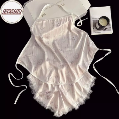 Bộ Đồ Ngủ Mùa Hè - Băng Lụa Hoạt Hình, Dây Ren Eo, Quần Short Thoáng Mát 162.300₫ 9 Bộ Đồ Ngủ Mùa Hè - Băng Lụa Hoạt Hình, Dây Ren Eo, Quần Short Thoáng Mát 162.300₫ 9