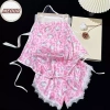 Bộ Đồ Ngủ Mùa Hè - Băng Lụa Hoạt Hình, Dây Ren Eo, Quần Short Thoáng Mát 162.300₫ 10